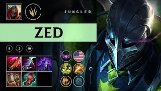 Zed Jungle vs Malphite - NA Master Patch 25.24