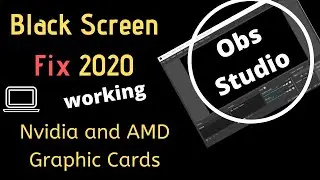 How To Fix OBS Black Screen (windows 10 new working)