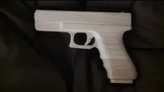Blowback rubber band gun : Mechanism － Glock　Type