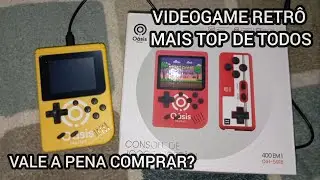 O MELHOR VIDEOGAME RETRÔ ( SERÁ? ) -  REVIEW DO VIDEOGAME PORTÁTIL OÁSIS MARKET