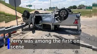 Goodfellow Fire Instructor Rescues Victims in Car Accident