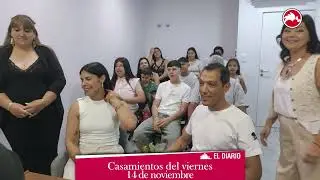 Casamientos del viernes 14 de noviembre en Santa Rosa