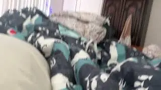 spinning around in a circle for one minute