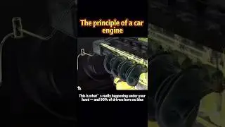 The principle of a car engine #science #carengine