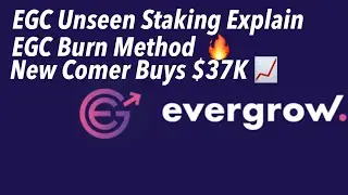 EverGrow Ecosystem Explained & Fleshed Out | New Holder Buys $36K worth of EGC