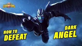 Fighting DARK ANGEL in Act 5 (Elder's War) Chapter 1 Progess | Main Account | MCOC | GEMZOD