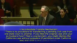 Can I transfer my ongoing California custody case to Texas?