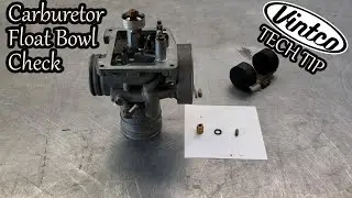 Проверка поплавковой камеры карбюратора &mdash; VintCo Vintage Dirt Bike Tech Tip