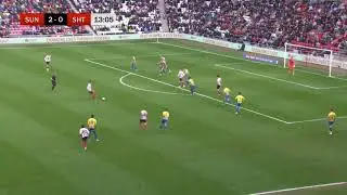 Broadhead snap shot goal vs Shrewsbury