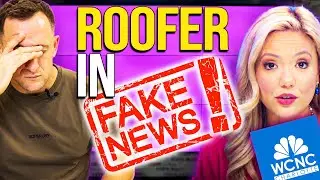 Fake News makes Roofer look bad Covering real Insurance Fraud