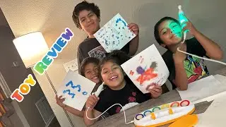 Обзор игрушки&hellip; Набор художественных кистей Crayola Color Wonder Magic Light, смываемые краски без пятен