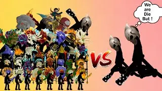 All skins from weakest to strongest - last stand final boss - insane level... - stick war legacy 