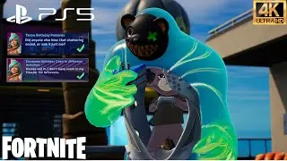 Consume Birthday cake in different matches & throw birthday present Quest -Fortnite season 4