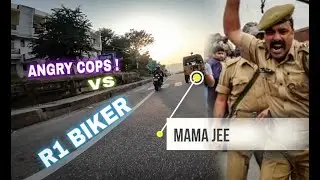 Cops V/S Superbike 😡🤬 | KAWASAKI 6R  | Busted For Alpha Riding