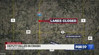 Delaware County sheriff's deputy killed in I-69 crash