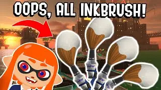 Playing Salmon Run with FOUR INKBRUSHES! | Shell Live