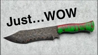 Papa Bear Knives Blood Drip MCarbon Knife Review