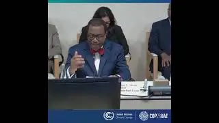 AfDB President @COP28:The SDRs allocation on the option will be at zero cost