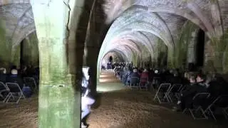 Treble Clef performing in Cellarium at Fountains Abbey