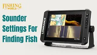 Sounder settings for finding fish