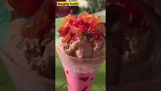Kulu kulu falooda @ Lassi Shop la 🍨❄️🍓😄 | Naughty Foodie #shorts #falooda