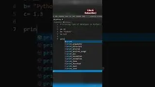 Datatypes in Python #shorts #python #coding