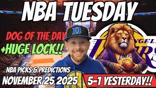 NBA Picks Today Tuesday 11/25/2025 | Free NBA Best bets, Predictions and NBA Player Props Today
