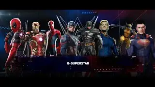 ULTIMATE 8 SUPERSTARS BATTLE 🔥 Deadpool vs Ironman vs Spiderman vs Batman vs Superman | WWE 2K25