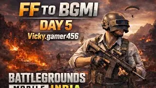 FF se BGMI DAY 5 WOW mode prectice Vicky.gamer456