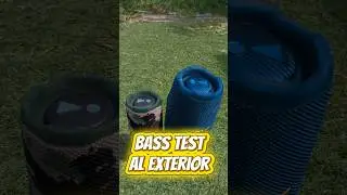 JBL flip 7 y Charge 6 Bass test al exterior #jbl #bass #bajos