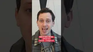 BREAKING NEWS UPDATES - 1/8/26 - 2:52pm ET