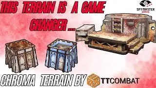 CHROMA Terrain by TT Combat Review  MDF Terrain Just Got A Lot More Interesting!