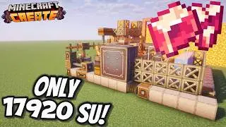 This Polished Rose Quartz Farm Makes 900 Items PER HOUR! | Minecraft Create Mod Tutorial