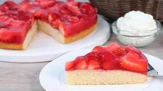 Einfachster Erdbeerkuchen 🍓 wie fr&uuml;her
