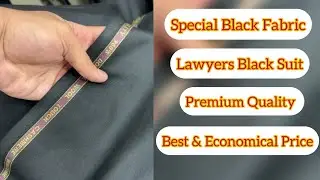 Special Black Pant Coat Fabrics | Pant Coat Cloth | Suiting Fabric | Lawyer Uniform
