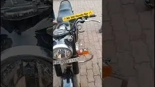 RD 350 Handle Bar for🔥 Royal Enfield🔥#jamshedpur#royalbike#handle#modified#design#rd350#bike#bullet