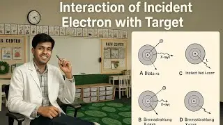 Interaction of Incident Electron with Target | X-Ray Production Explained complete/for DRT & BRT std