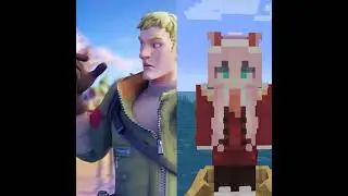 fortnite and minecraft похожи #shorts