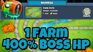 BTD6 Bloonarius Boss Tutorial || No Monkey Knowledge || Park Path