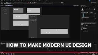 🎨 How to Create a Flat Modern UI Design in C# Windows Forms | Beginner Tutorial