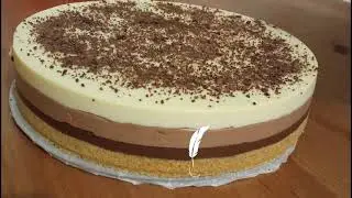 Tarte aux 3 Chocolats Sans Cuisson / Triple Chocolate Cake, No Bake : La meilleure recette