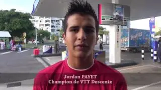 INFOS EN CONTINU : Jordan Payet, Champion de VTT descente.
