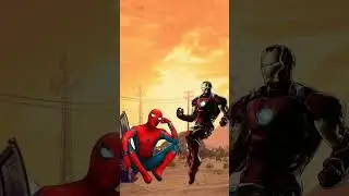 IronMan ne diya SipderMan ko iron spider wala suit #meme #squidgame #shortvideo #funny #freefire