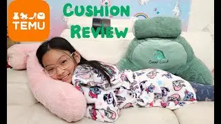 Popular app Temu - Trending Leaning Cushion Bed Cushion Review