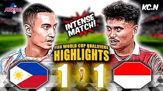 Philippines vs Indonesia Highlights | AFC World Cup Qualifiers 2026