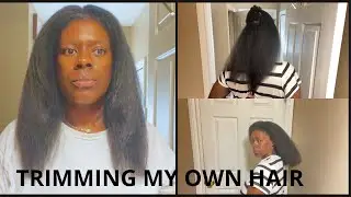 How I Trim My Own Natural Hair