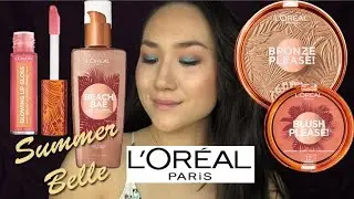 L'Oreal SUMMER BELLE Collection: Application, Swatches, Review