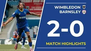 HACKFORD STUNNER SECURES WIN 🌟| Match Highlights: AFC Wimbledon 2-0 Barnsley 🟡🔵