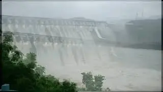 Narmada dam gate opened for first time - amazing