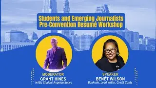 #NABJ25 Pre-convention Resume Workshop